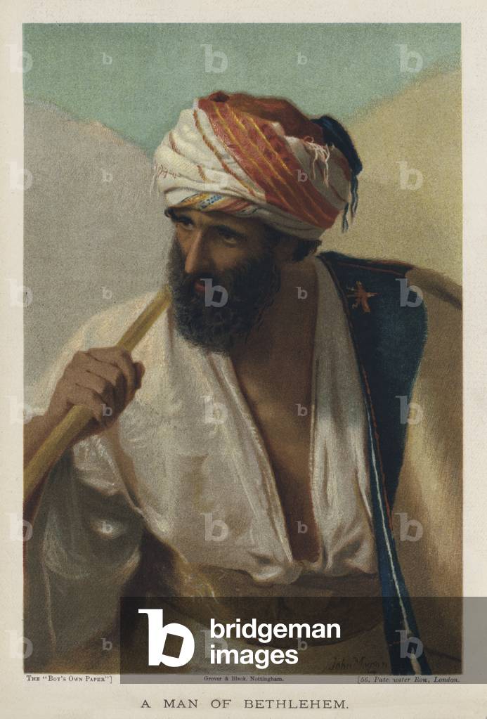 A man of Bethlehem (chromolitho)