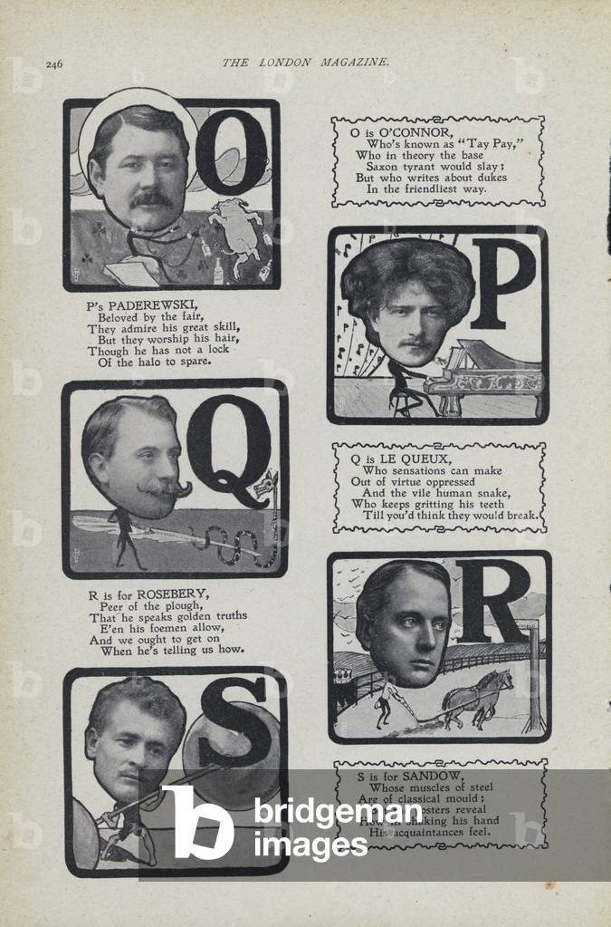 The Celebrities' ABC (b/w photo)