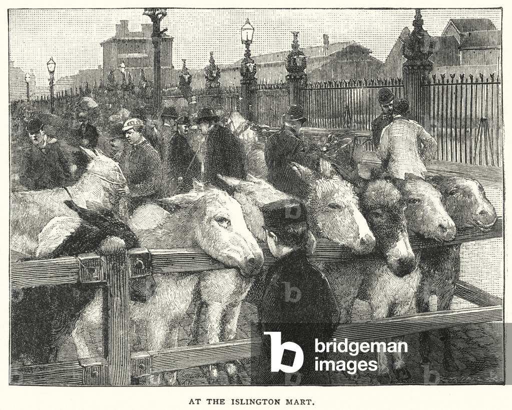 At the Islington Mart (engraving)