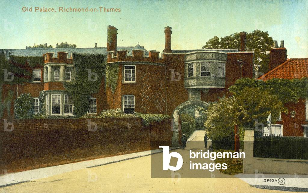 Richmond Palace Gatehouse, Richmond-on-Thames (colour photo)