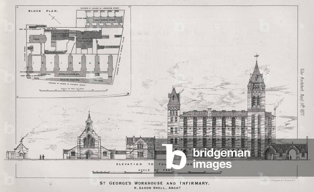 St George's Workhouse and Infirmary (engraving)