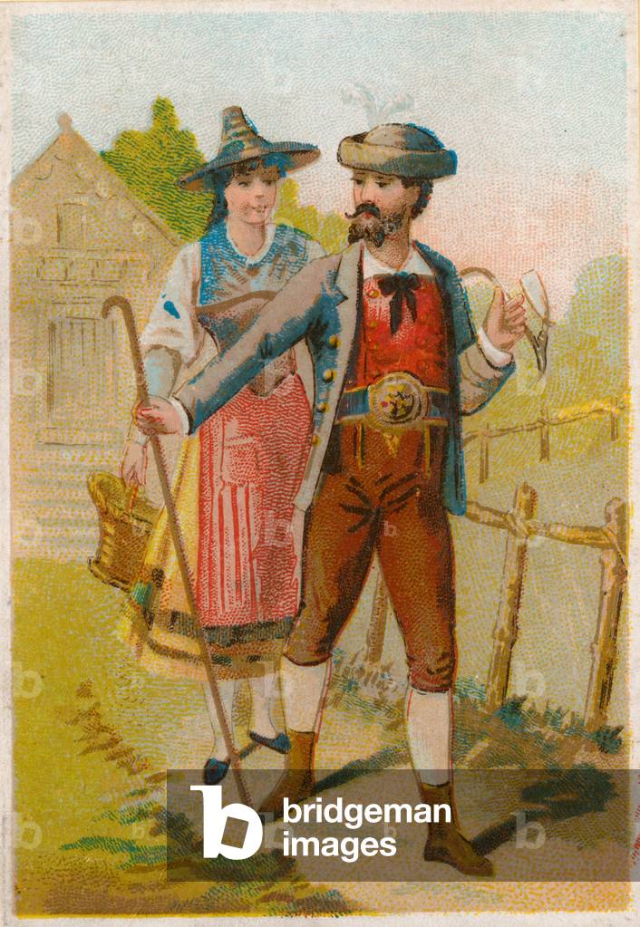Traditional costume (chromolitho)