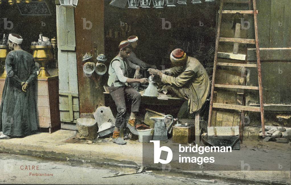 Caire, Ferblantiers (colour photo)