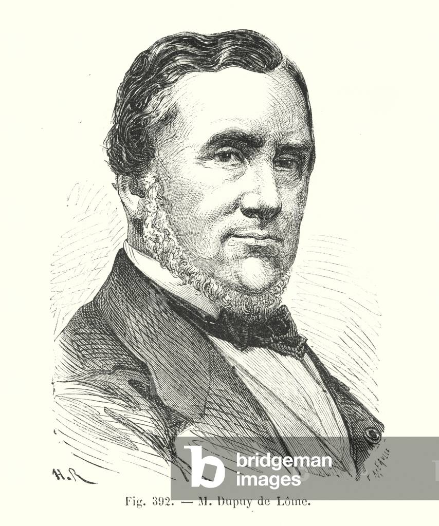 M Dupuy de Lome (engraving)