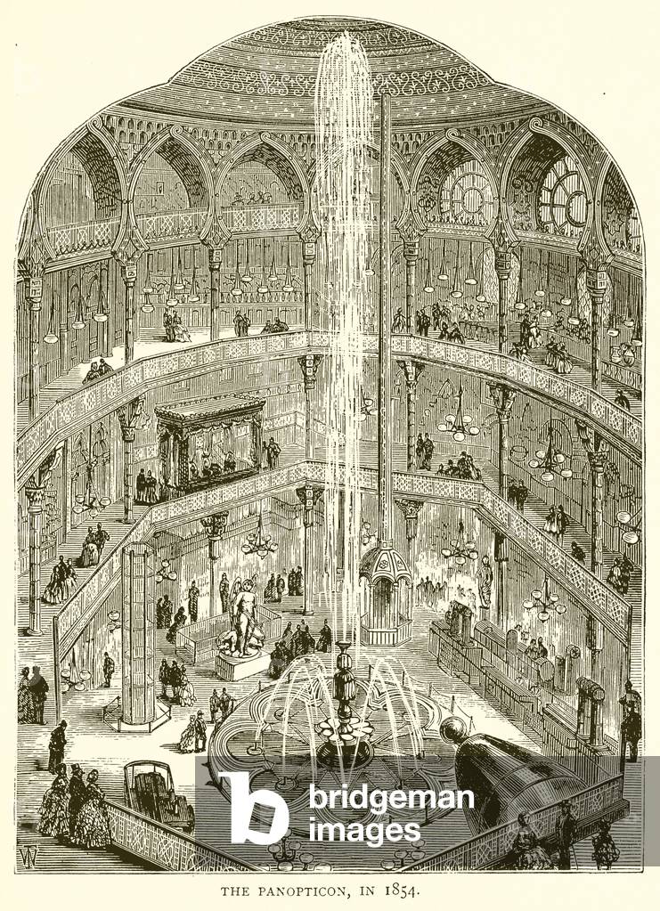 The Panopticon, in 1854 (engraving)