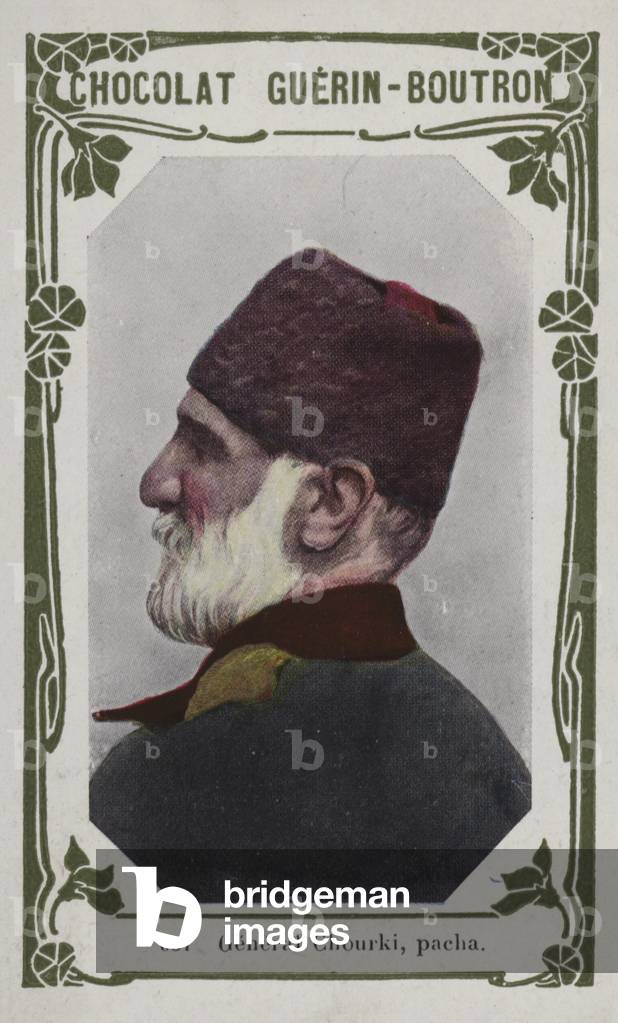 General Chourki, pacha (coloured photo)