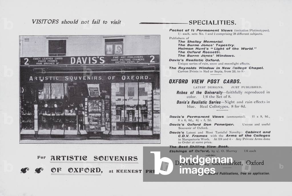 Davis's (b/w photo)