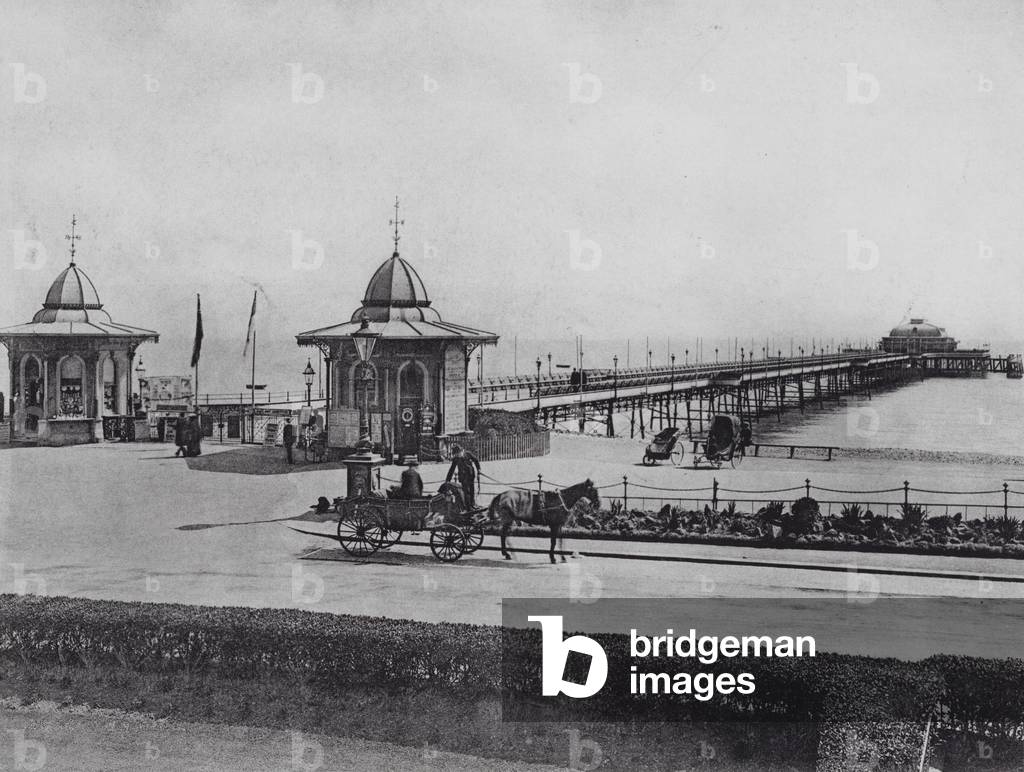 Worthing: The Pier (b/w photo)