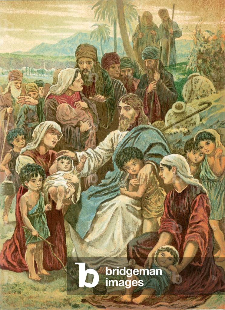 Christ blessing little children