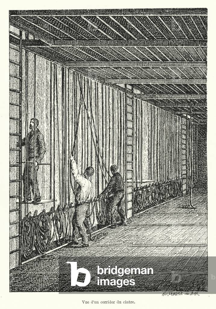 Vue d'un corridor du cintre (engraving)