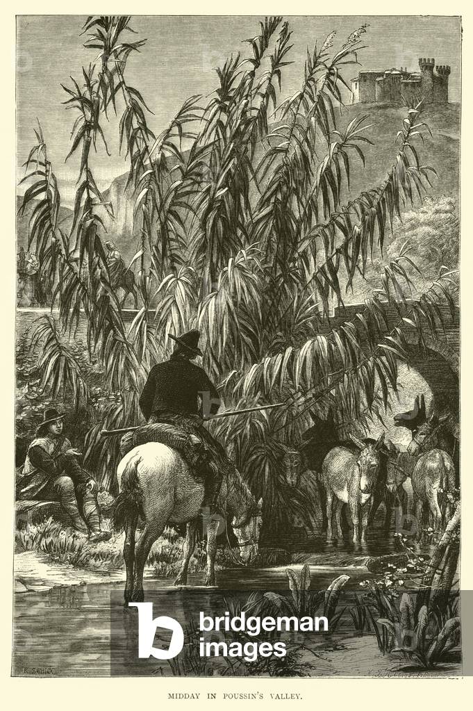 Midday in Poussin's Valley (engraving)