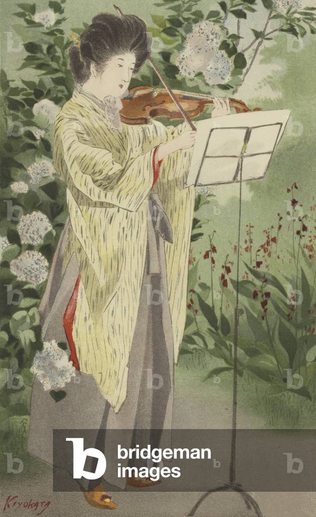 A Japanese School-Girl (chromolitho)