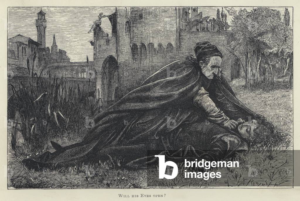 Illustration for Romola by George Eliot (engraving)