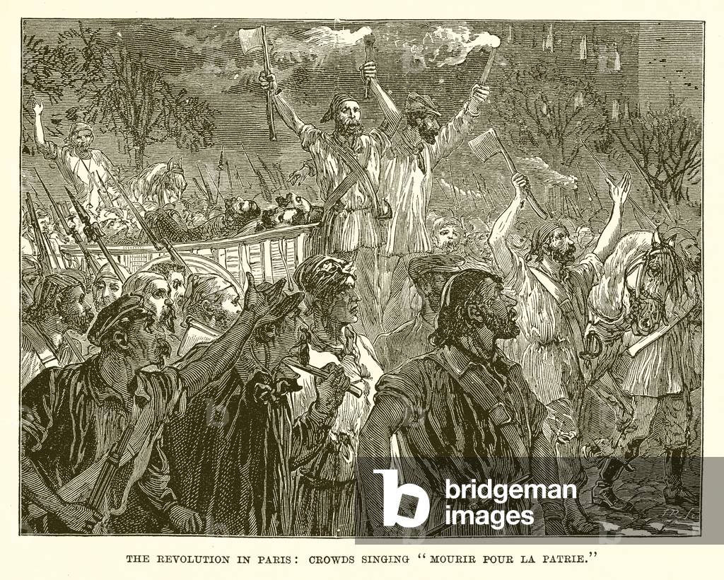 The Revolution in Paris: Crowds Singing 