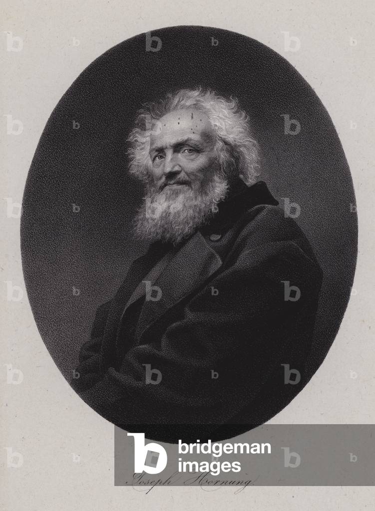 Joseph Hornung, Swiss painter (engraving)