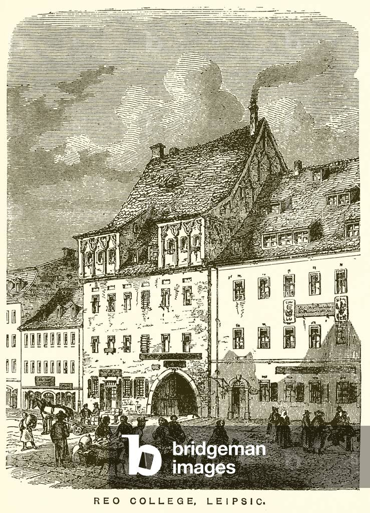 Reo College, Leipsic (engraving)