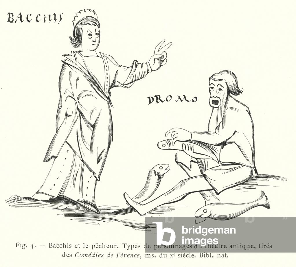 Bacchis et le pecheur (engraving)