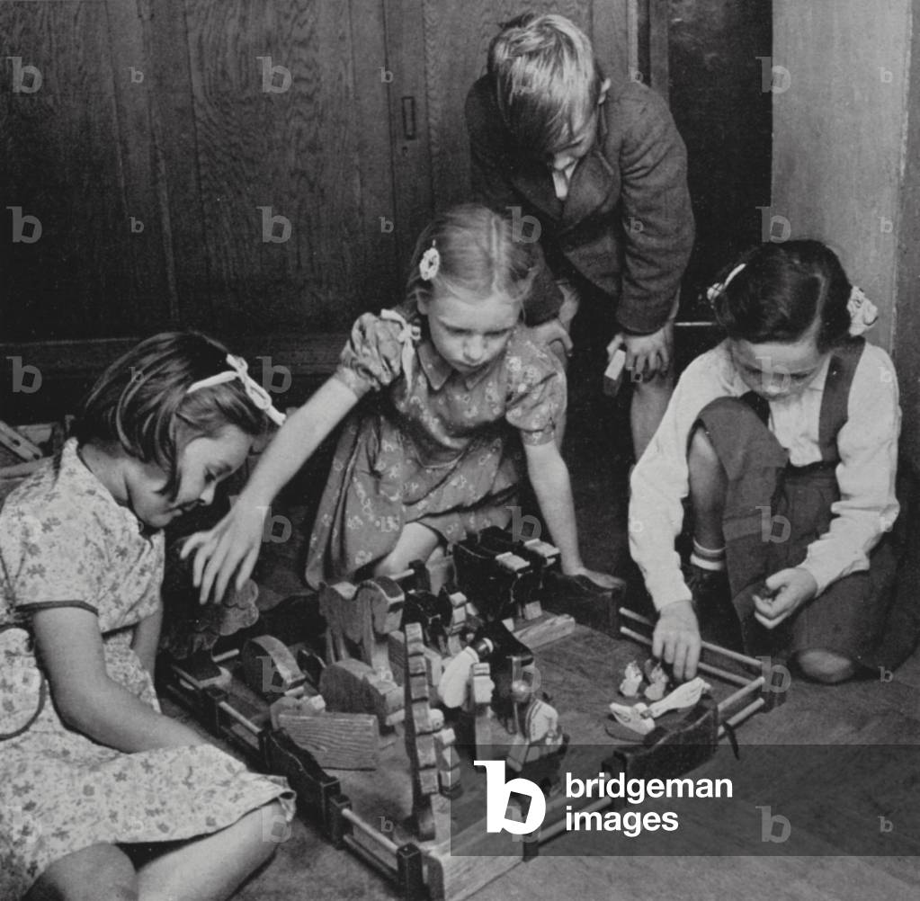 Moving and Growing, Physical Education in the Primary School, 1950s (b/w photo)