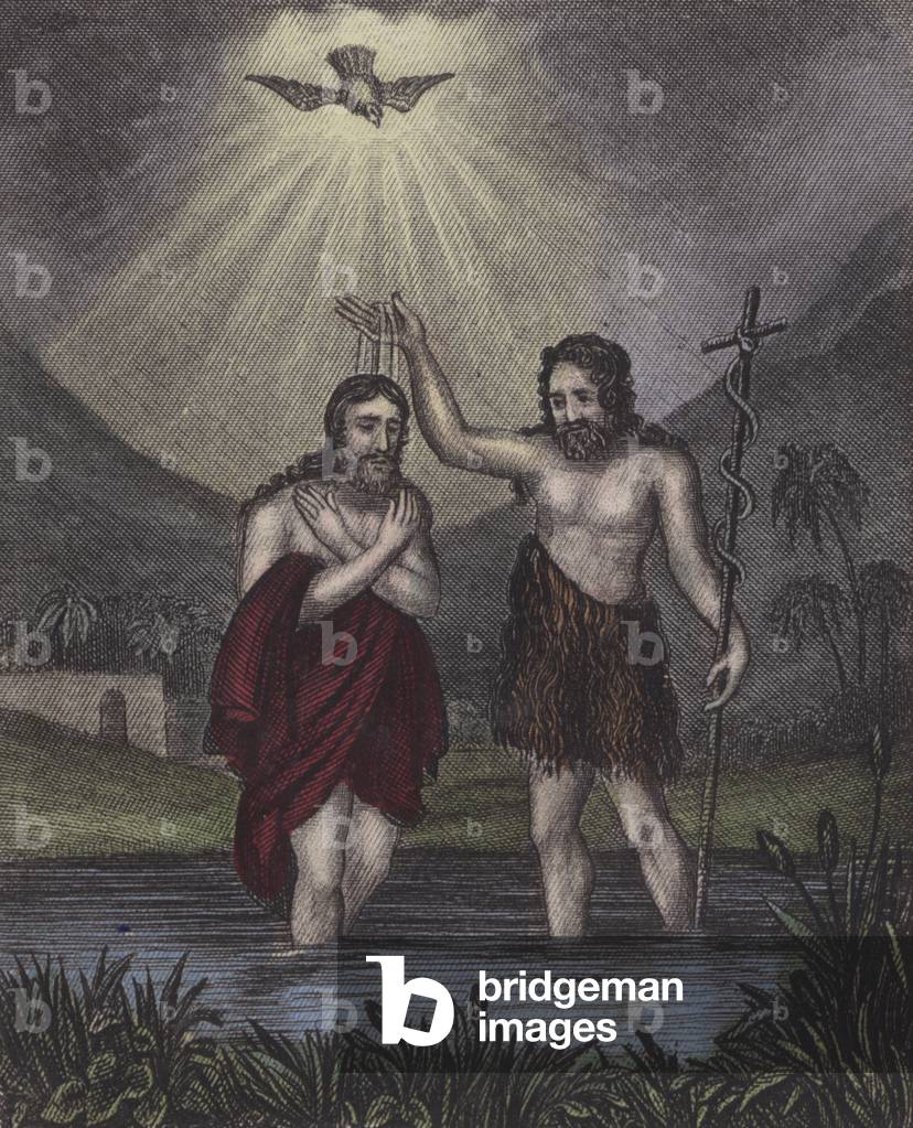 Illustration for Scripture History for the Improvement of Youth, c.1850 (coloured engraving)