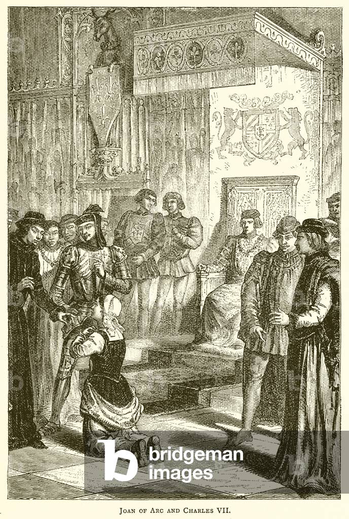 Joan of Arc and Charles VII (engraving)
