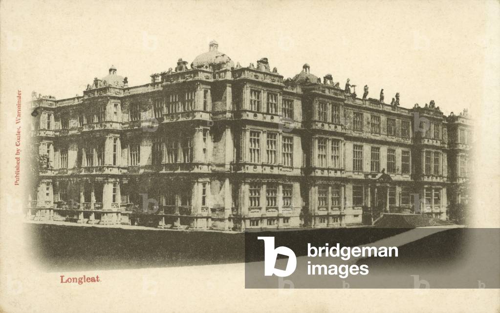 Longleat House, Wiltshire (b/w photo)