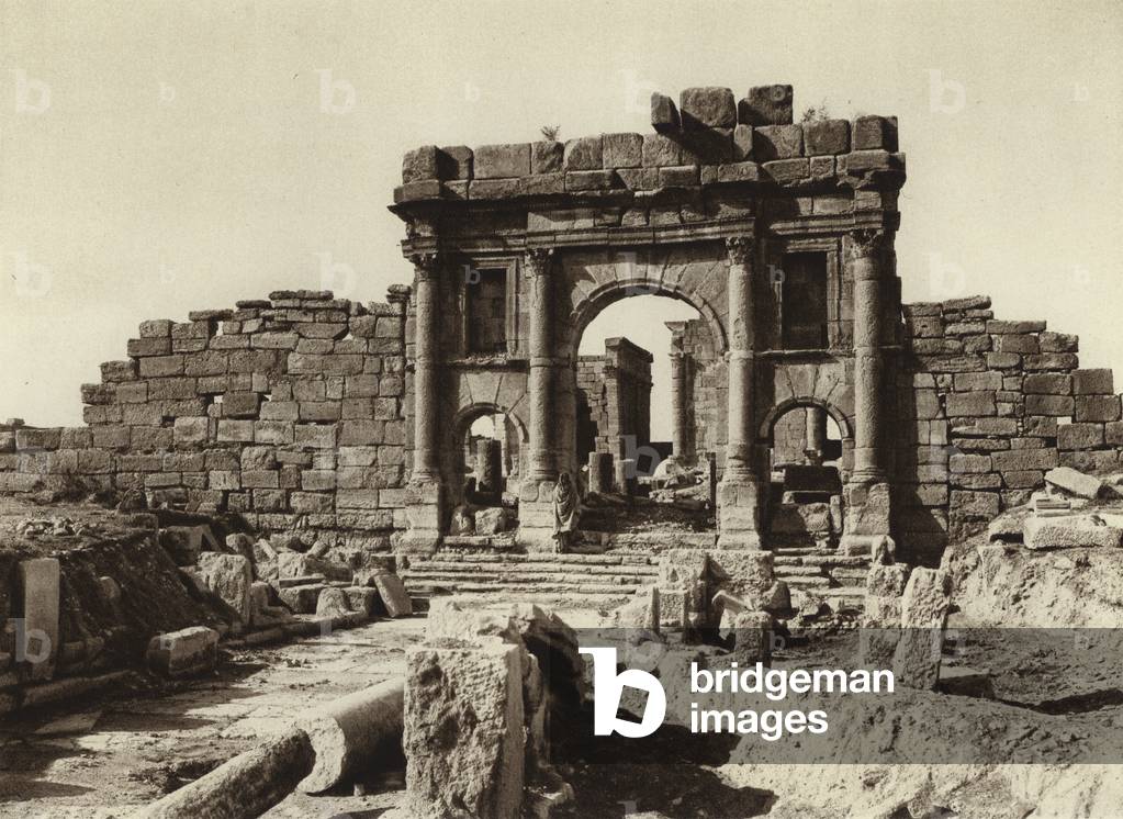 Sbeitia, Forum (b/w photo)