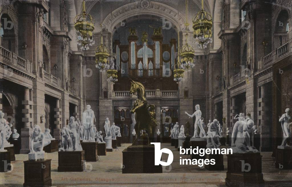 Art Galleries, Glasgow (coloured photo)