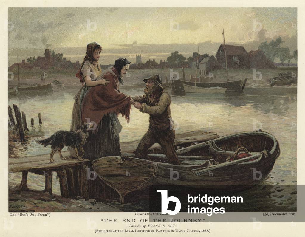 The End of the Journey (colour litho)