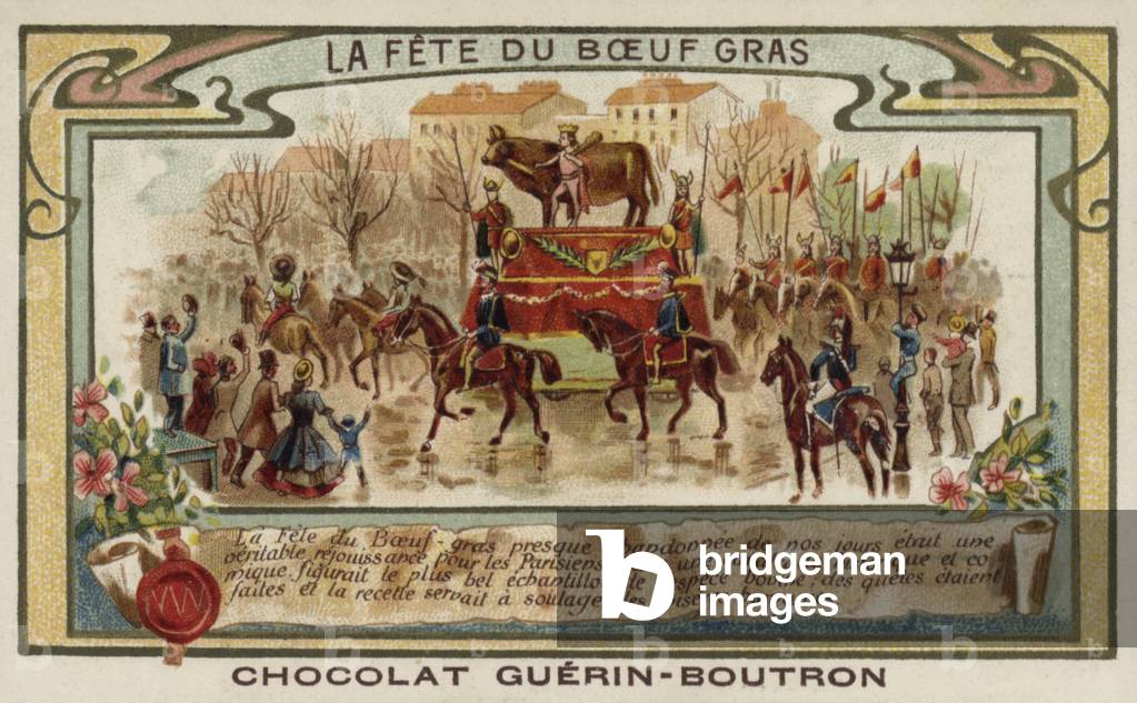 Festival of the Fatted Bull, Paris (chromolitho)