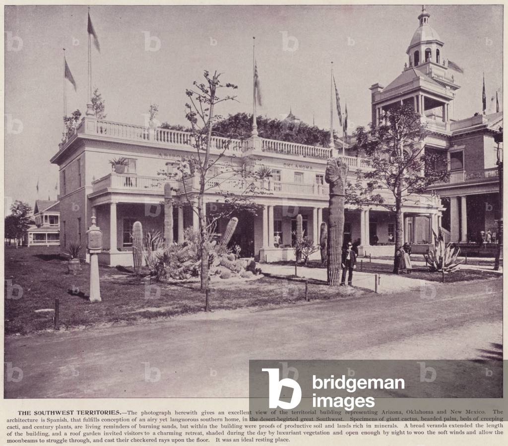 Chicago World's Fair, 1893: The Southwest Territories (b/w photo)