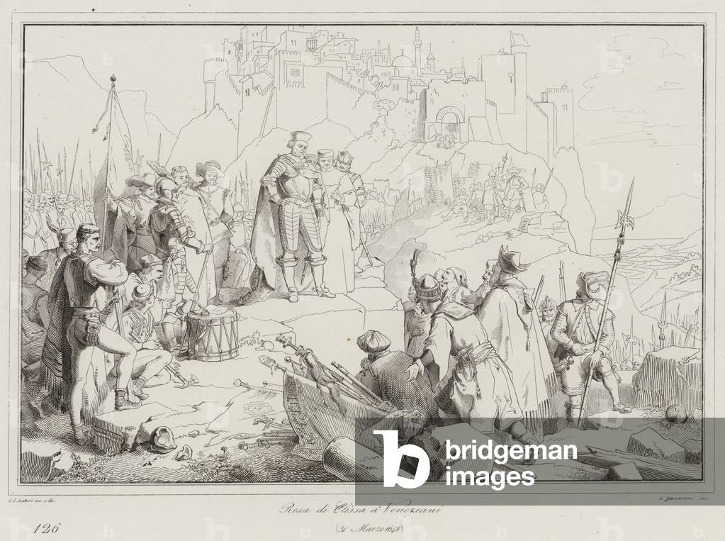 Resa di Clissa a' Veneziani, 1648 (engraving)