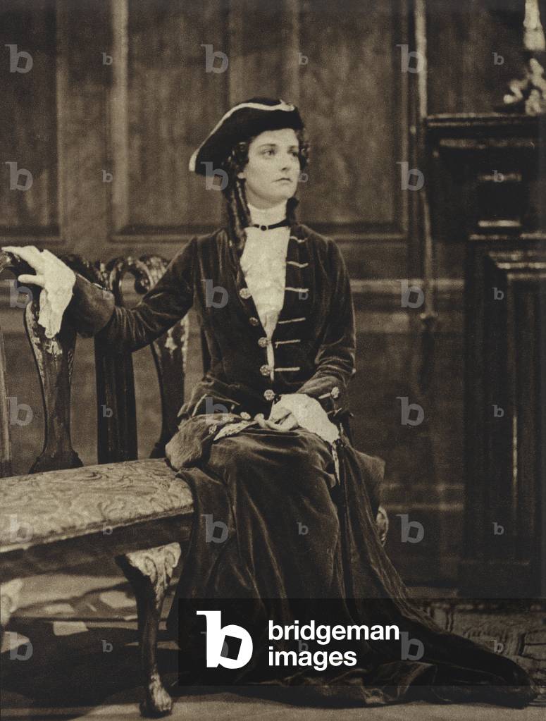 Jean Forbes-Robertson as Lady Nithsdale in The Immortal Lady, Clifford Bax (b/w photo)