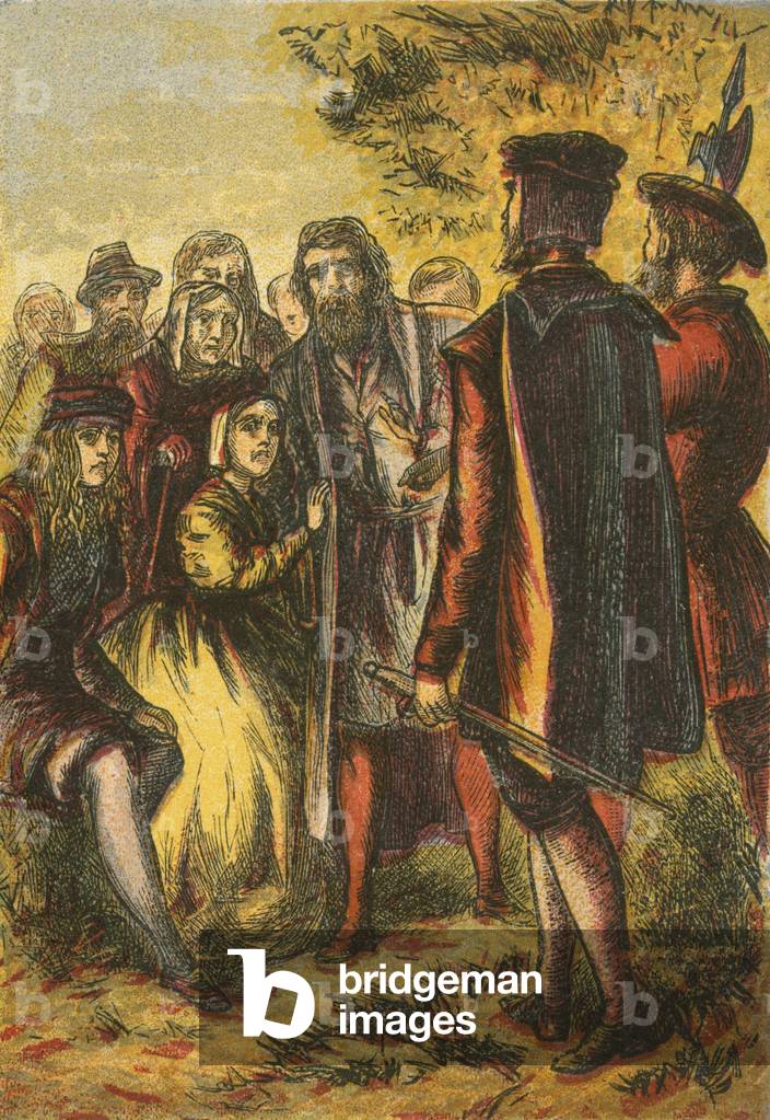 Seizure of Protestants at Islington 20th by English Artist
