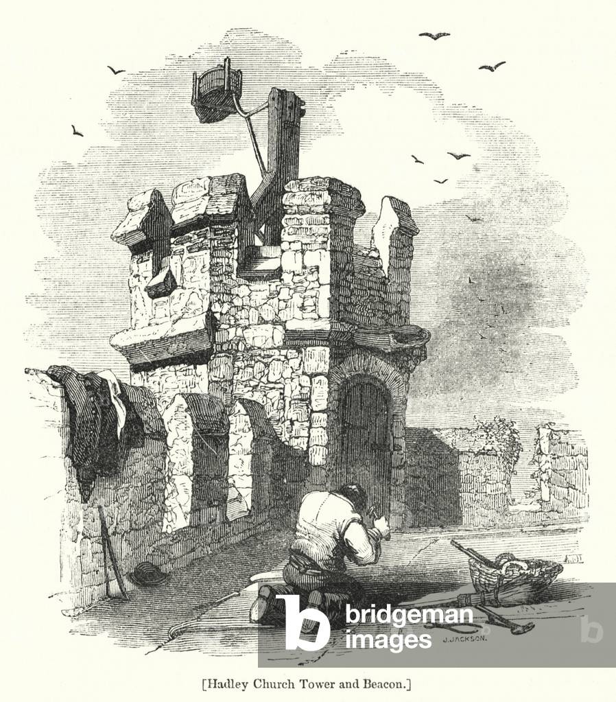 Hadley Church Tower and Beacon (engraving)