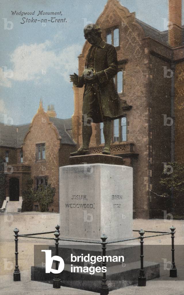 Wedgwood Monument, Stock-on-Trent (coloured photo)