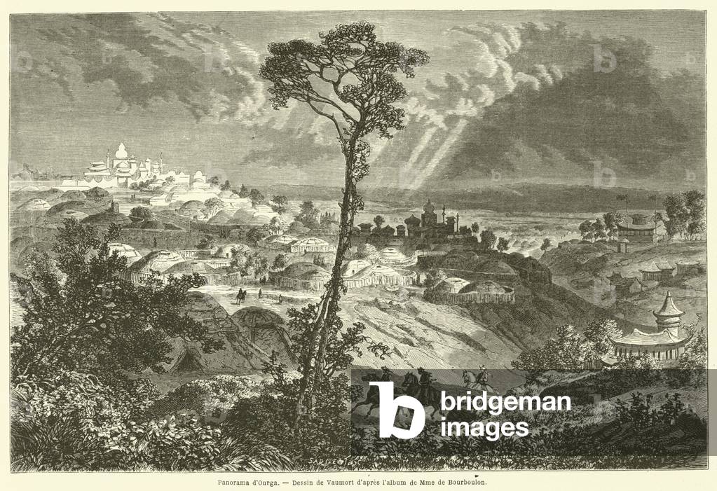 Panorama d'Ourga (engraving)