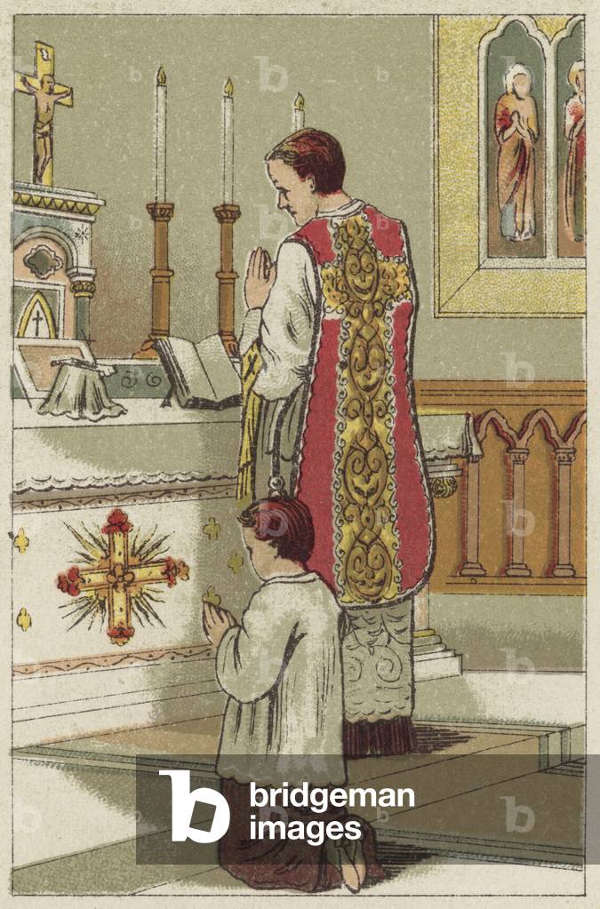 Holy Mass (colour litho)