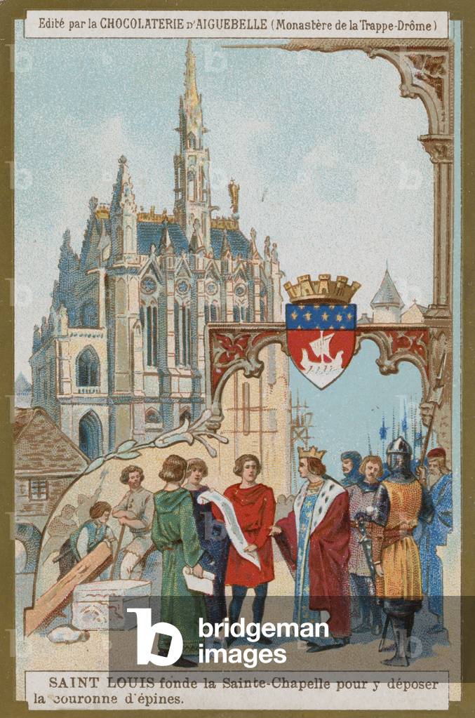 Chocolat d'Aiguebelle trade card (chromolitho)