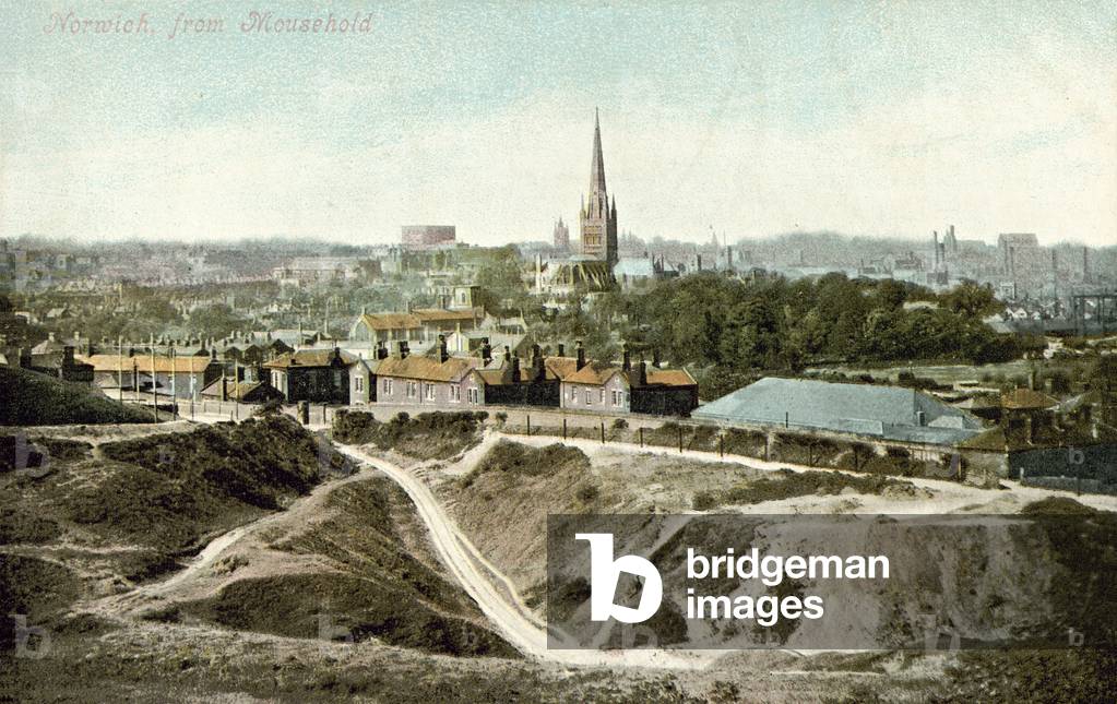 Norwich from Mousehold (colour photo)