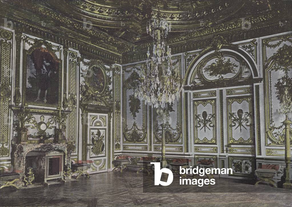 Salon Louis XIII, dit Salle du Trone (coloured photo)