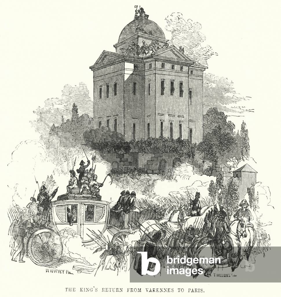 The King's Return from Varennes to Paris (engraving)