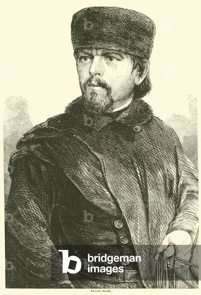 Franz Sigel, August 1862 (engraving)