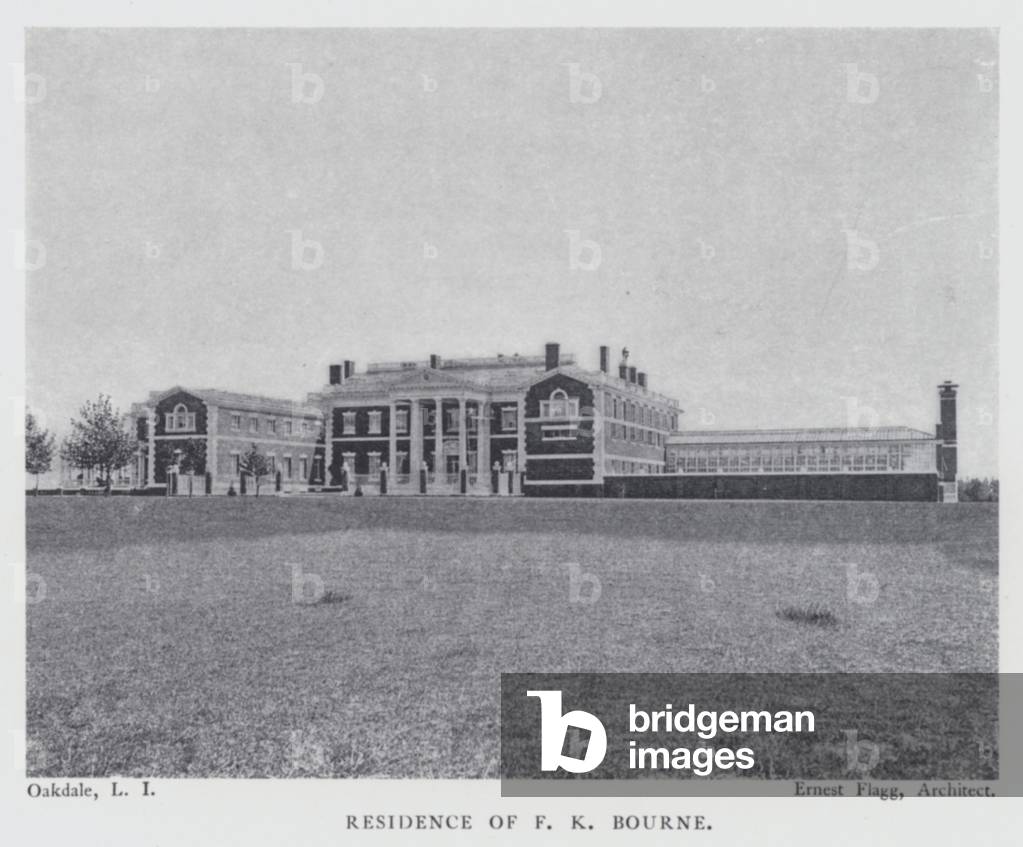 Residence of F K Bourne (b/w photo)
