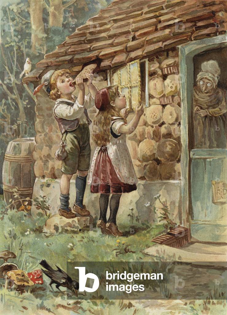 Hansel and Gretel (chromolitho)