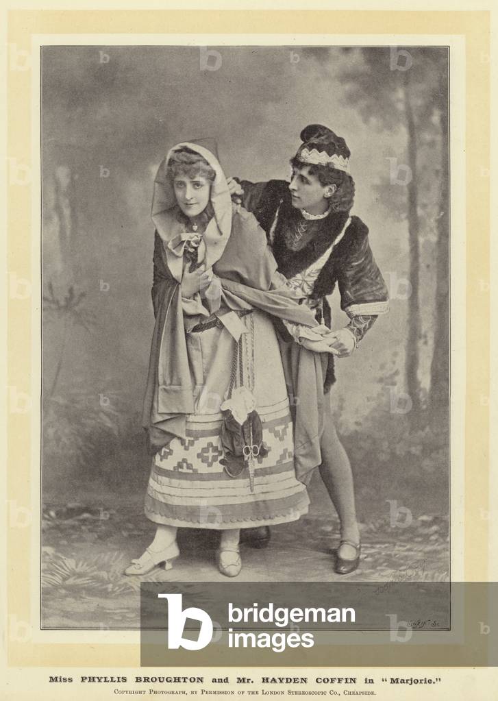 Miss Phyllis Broughton and Mr Hayden Coffin in 