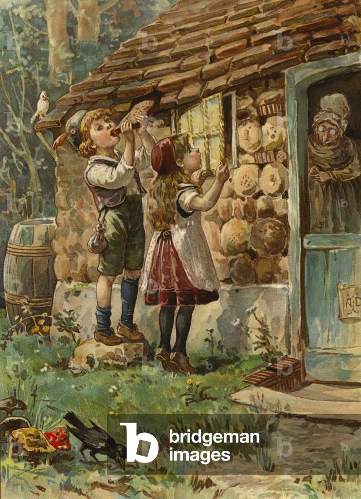 Hansel and Gretel (chromolitho)