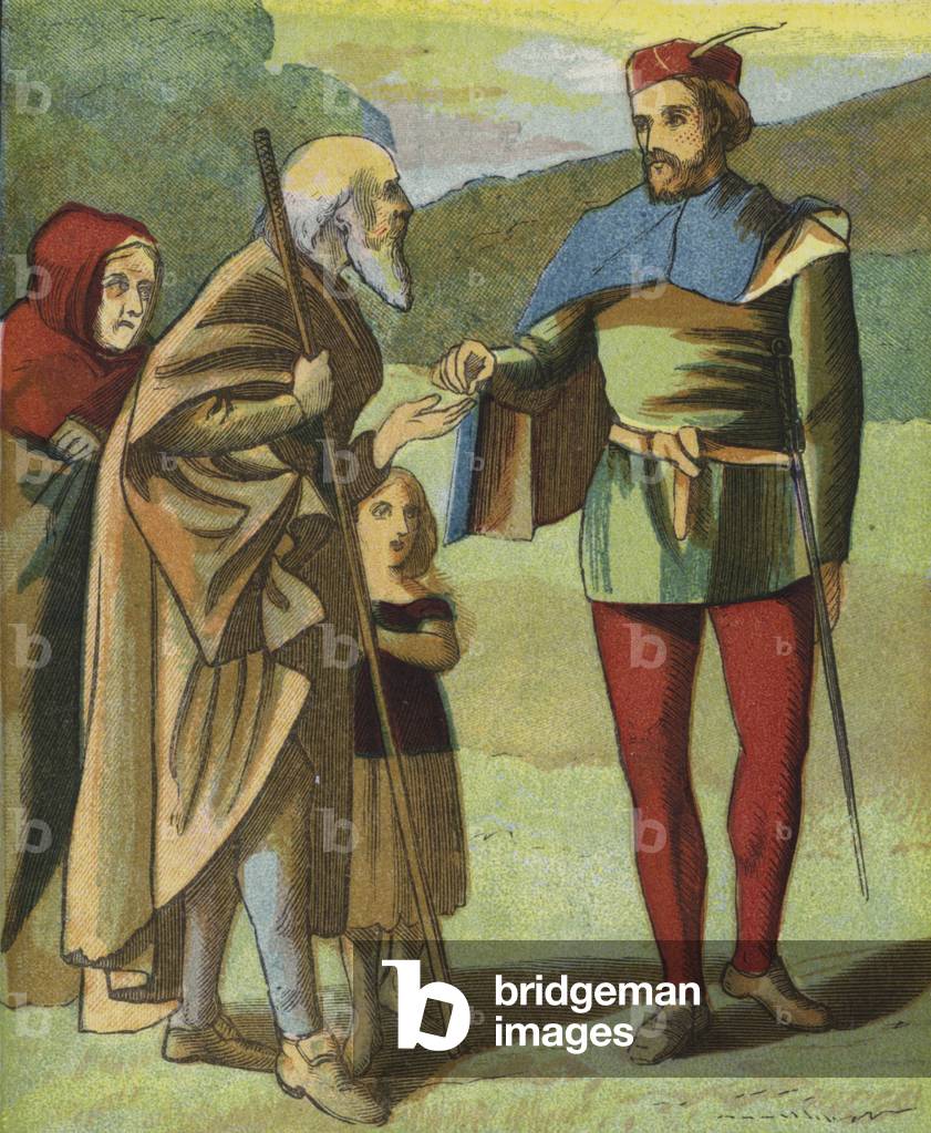 Robin Hood And His Merry Men (colour litho)