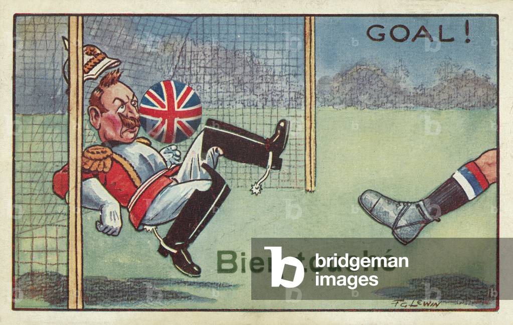 Bien Touche, Goal! (colour litho)