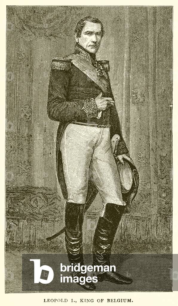 Leopold I., King of Belgium (engraving)