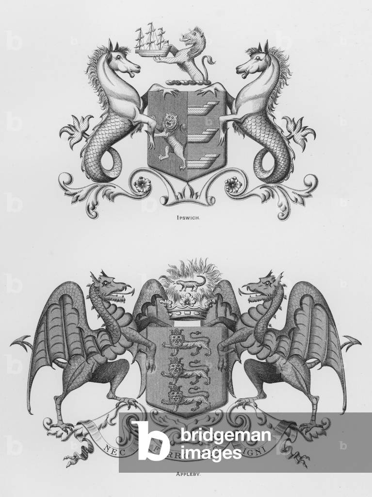 Public arms: Ipswich; Appleby (engraving)